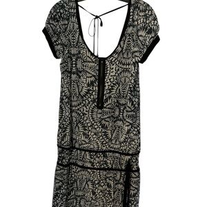 Guess by Marciano Black and Cream Backless Dress